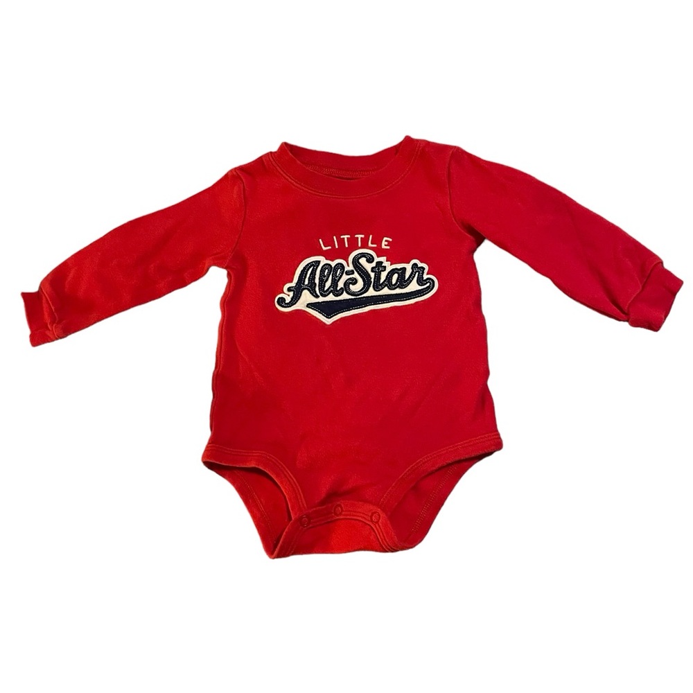 🎉 HOST PICK 🎉 Carter’s Embroidered Little All-Star Onesie